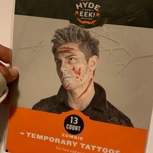Zombie temporary tattoos